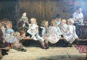 Max Liebermann Infants School (Bewaarschool) in Amsterdam USA oil painting artist